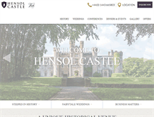 Tablet Screenshot of hensolcastle.com